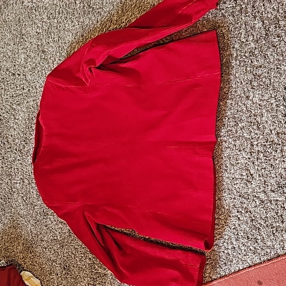 STUNNING VINTAGE COLLECTIONS MISSY RED CORDUROY BLAZER - Picture 9 of 12